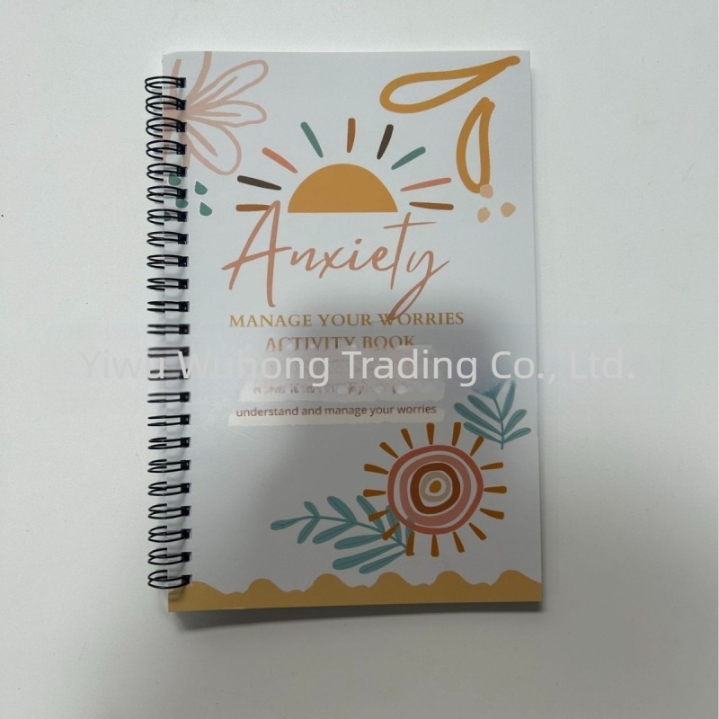 Fișe de anxietate și jurnal de psihologie socială, model 5678, 100 pagini, hârtie 50 gsm, cadou gata de oferit