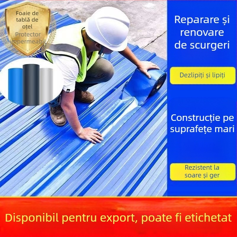 Bandă de etanșare pentru acoperișuri, rol PE stratificat, rezistență la tracțiune: puternică, impermeabilă și rezistentă la umiditate