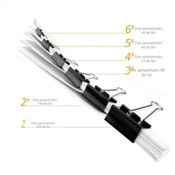 Clip metal Yunfeng pentru dosare de birou