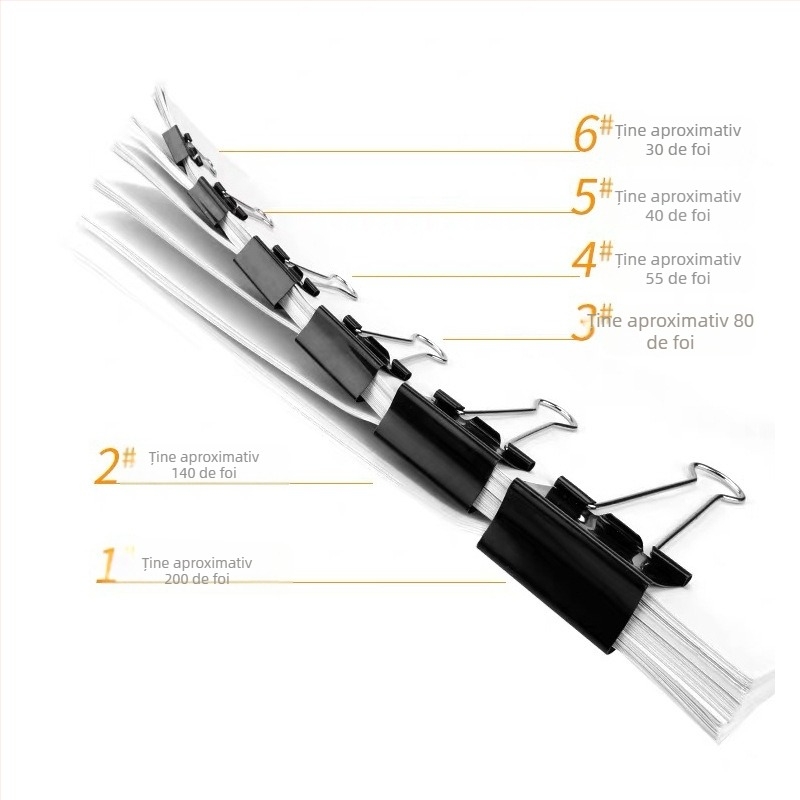 Clip metal Yunfeng pentru dosare de birou
