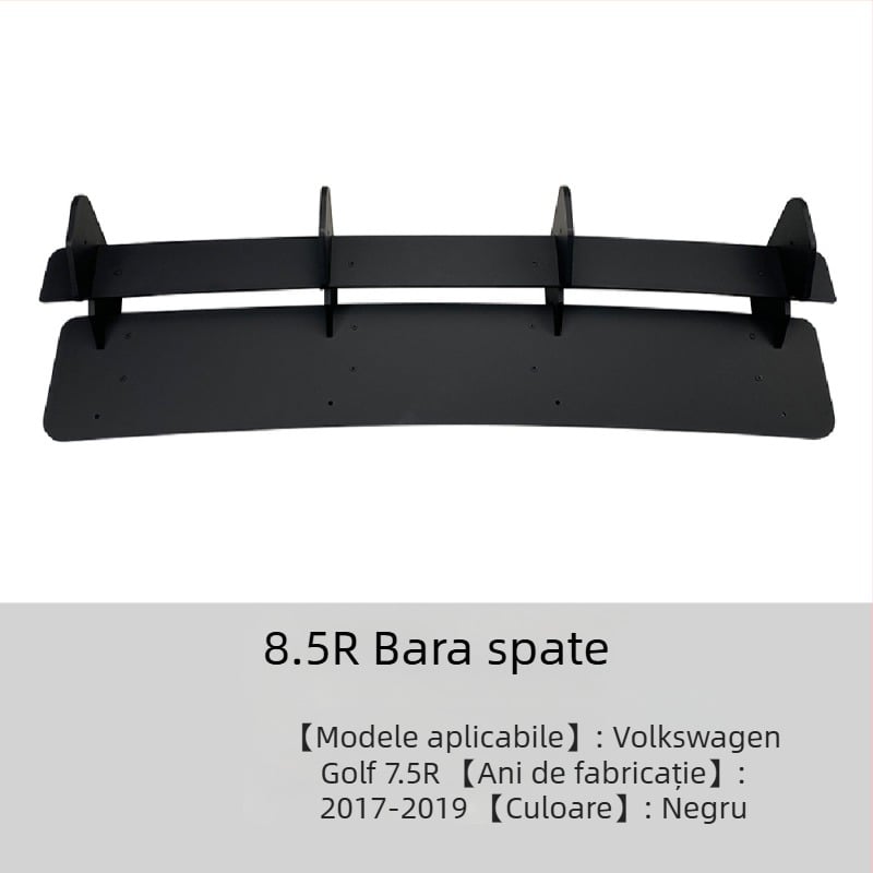 Spoiler spate pentru VW Golf Mk7.5R (2017–2019), ABS, montaj la marginea din spate, model: rear air knife, AMP-Z