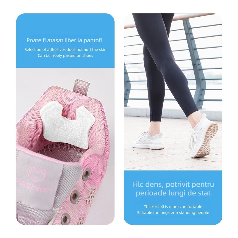 Set de îngrijire din felt pentru pantofi cu toc înalt (Model: Felt Suit; Potrivit pentru adidași, pantofi din piele, botine, sandale, pantofi casual; Funcția tălpii: aspirație/perspirație; Sezoane: vară, iarnă, primăvară, toamnă)