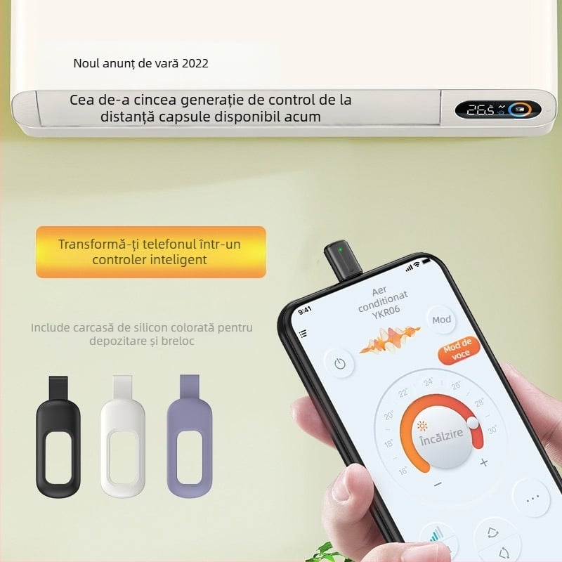 Transmițător infraroșu inteligent pentru telefoane mobile, modelul 54156, interfață USB (Apple/Huawei), construcție din plastic-metal, fără ecran tactil