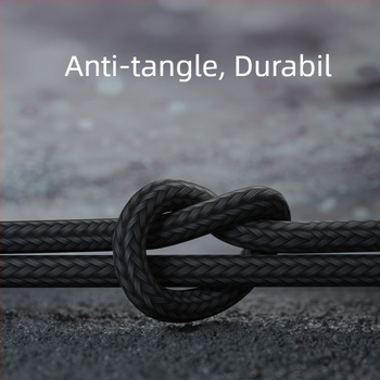 Cablu de încărcare împletit, multi-conector USB-C/Lightning/Micro USB, 3 ieșiri, Quick Charge 22.5W, aliaj de aluminiu