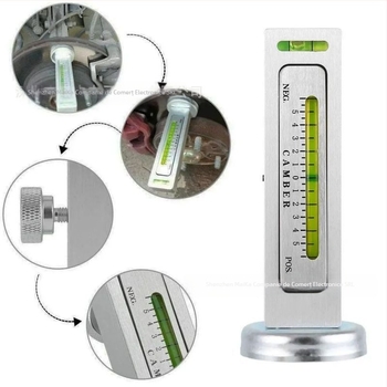Instrument de poziționare pentru patru roți cu nivel magnetic, model orizontal, compatibil universal, precizie 99%