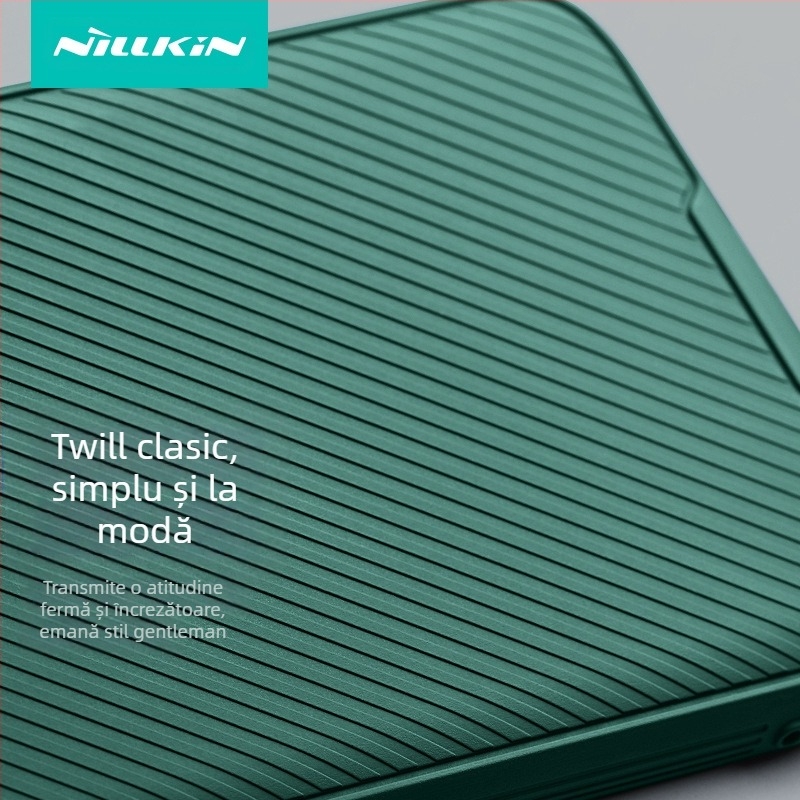 Carcasă rigidă Nelkin pentru Xiaomi 14 Ultra și Xiaomi 15 Ultra – TPU+PC, anti-cadere, stil business, culori: verde, albastru, negru