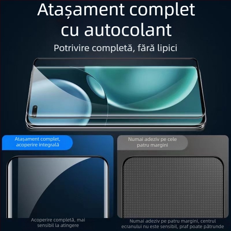 OnePlus 13 protecție ecran din sticlă temperată, adeziv complet, curbată, HD, rezistentă la șocuri