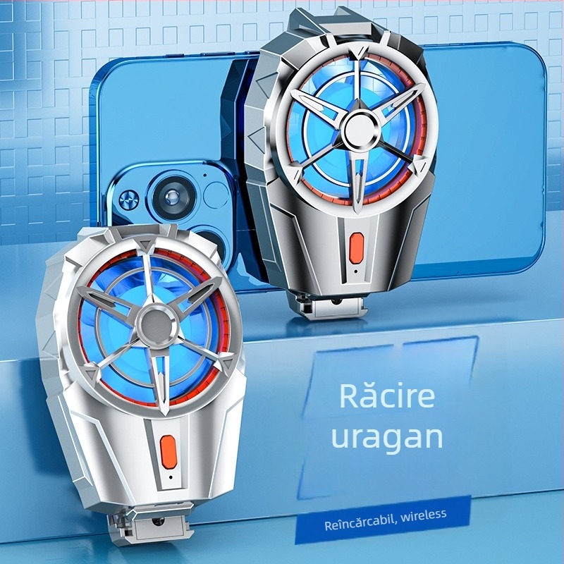 Cooler USB pentru telefonul mobil X52 — clip de spate portabil, carcasă ABS, 82 g, model X52