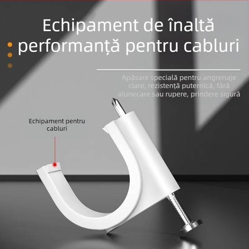 LTS Cuie din nylon pentru cabluri și clipsuri – utilizare în interior, forme rotunde și pătrate