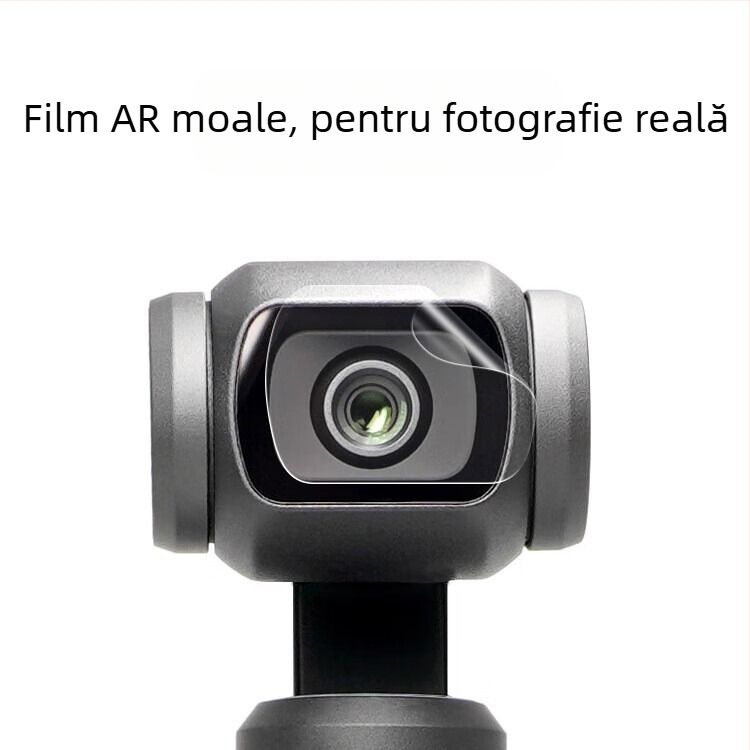 Film AR pentru obiectiv DJI Osmo Pocket 3 – protecție ecran anti zgârieturi, PET film anti-reflexie