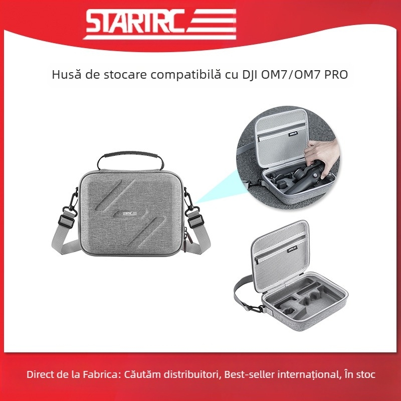 Geantă de depozitare STARTRC pentru DJI OM7/OM7 Pro, din nylon, fără logo