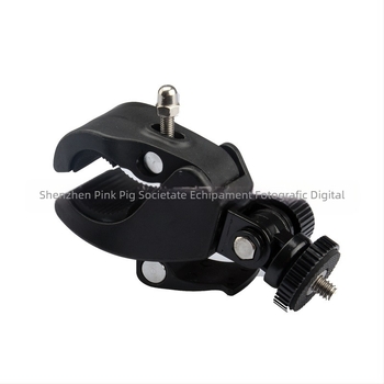 Montură clip pentru bicicletă pentru GoPro/SJ/Sony camere de acțiune — rotativ, suport pentru țeavă cu diametru mare, din plastic, fix