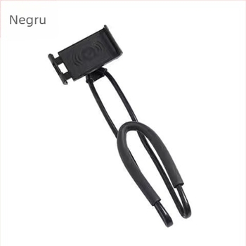 Suport universal pentru telefon și tabletă, cu design de purtare la nivelul gâtului, pentru utilizare pe birou și montare în mașină, din plastic