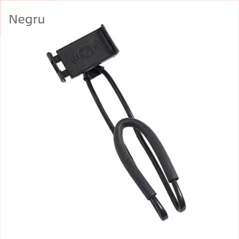 Suport universal pentru telefon și tabletă, cu design de purtare la nivelul gâtului, pentru utilizare pe birou și montare în mașină, din plastic
