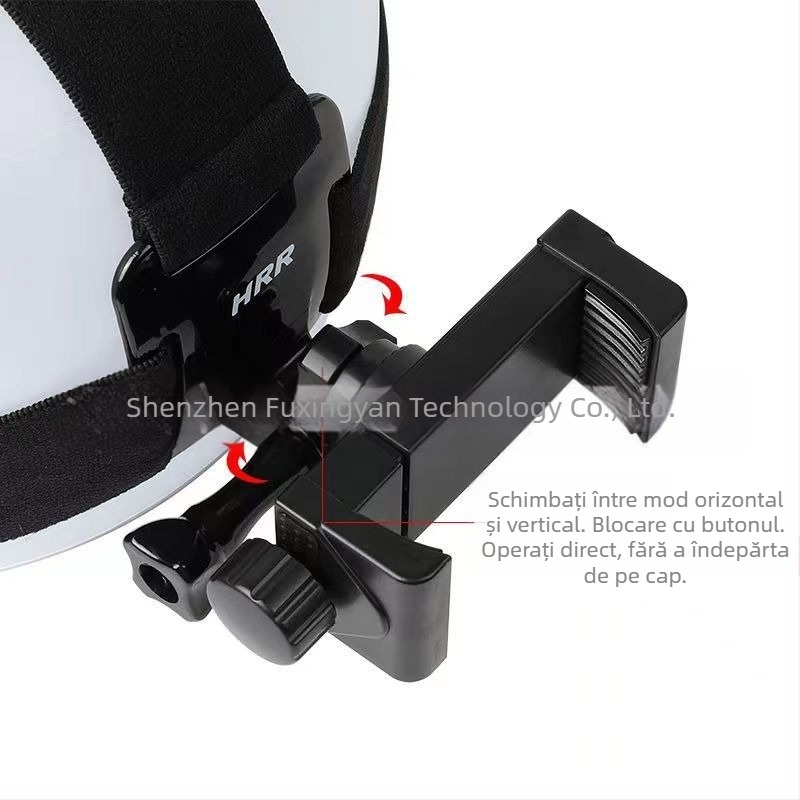 Suport pentru telefon montat pe cap, design 4 în 1, material nylon, compatibil cu modelele generale