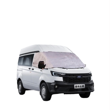 Protecție pentru parbriz pentru Ford Transit B-Class RV V36, folie de aluminiu, personalizare disponibilă, imprimare de logo, greutate aproximativ 700 g
