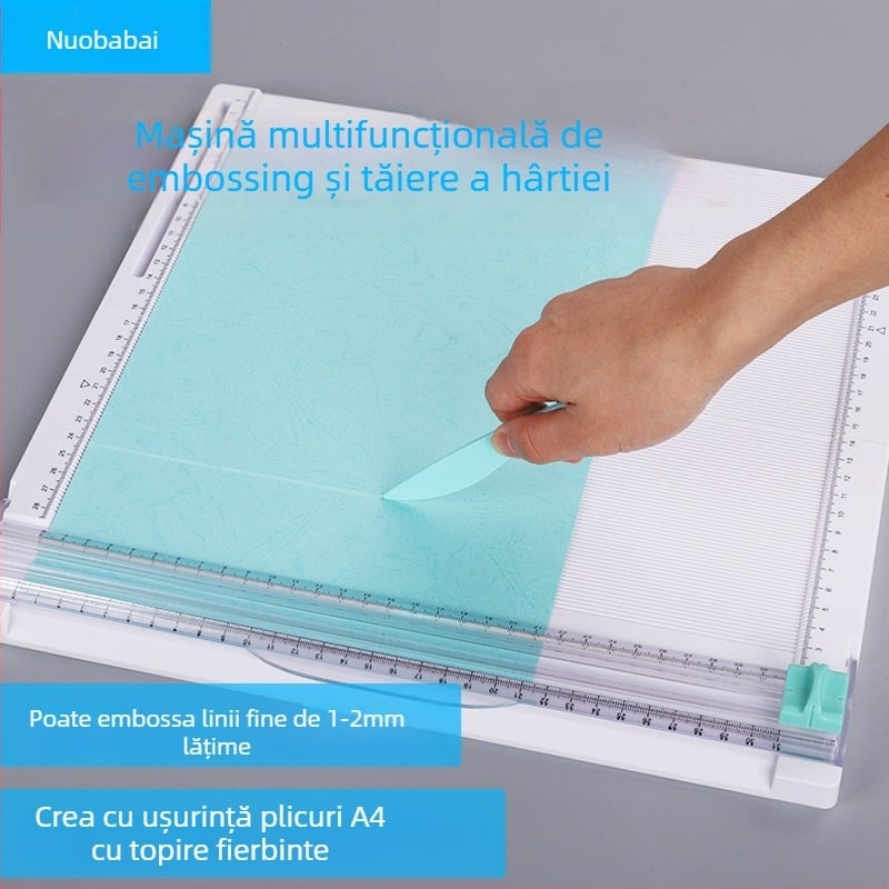 Nuo Babai mașină manuală de îndoire a hârtiei din plastic