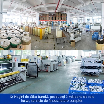 Bandă de ambalare BOPP cu adeziv pe bază de apă, pentru ambalare industrială, intervalul de temperatură 0–60°C