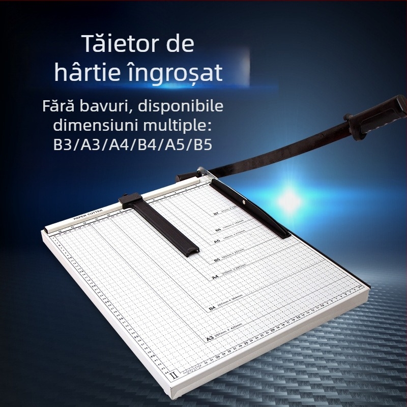 CAIDE B3 tăietor din oțel pentru fotografii și hârtie – mașină de tăiat portabilă, multifuncțională