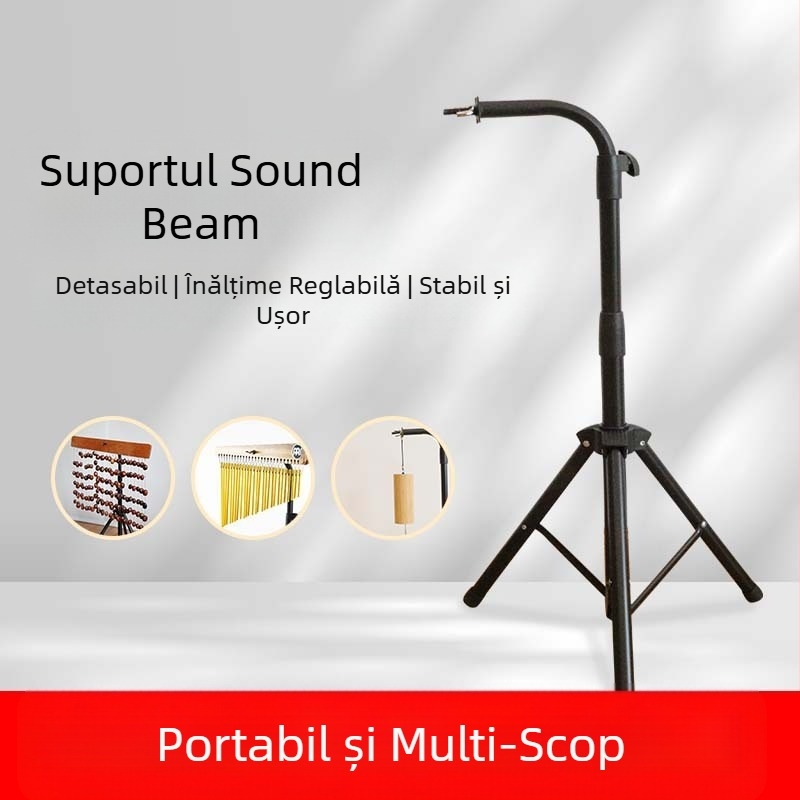 Beam bracket wind chimes accesoriu pentru instrumente muzicale, suport podea cu trei picioare, detașabil, model YSZJ-01, fier