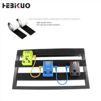 Platformă pentru pedale de chitară din aliaj de aluminiu, model XGQ, brand HEBIKUO, ambalaj: cutie de carton, destinat instrumentelor muzicale