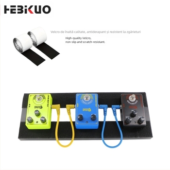 Platformă pentru pedale de chitară din aliaj de aluminiu, model XGQ, brand HEBIKUO, ambalaj: cutie de carton, destinat instrumentelor muzicale