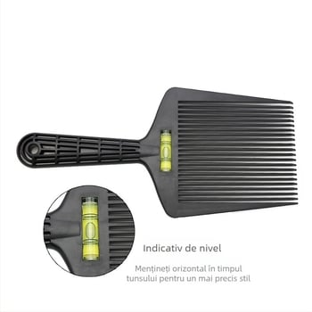 Mythus Pieptene de coafare cu vernier balans – ABS plastic, etichetă privată licențiată