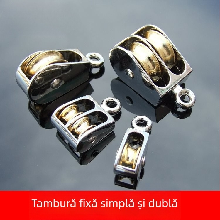 Set de role: role fixe simple și duble cu rolă mobilă din aliaj de zinc pentru modelare
