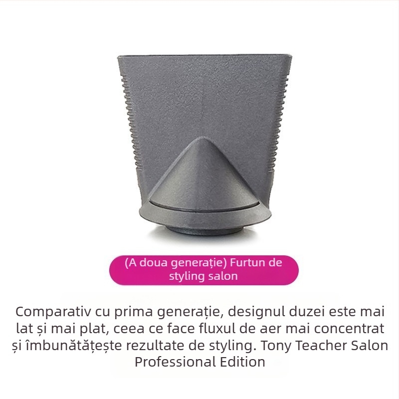 Duză pentru uscător Dyson fără lame HD01/02/03/04/07/08 – AP6 + fibră, 220V, 1200-1600W, 0,3 kg