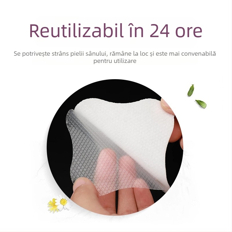 Protecție mamelon din silicon pentru lactație, postpartum, anti-scurgere – Bunny treasure, primăvara 2022