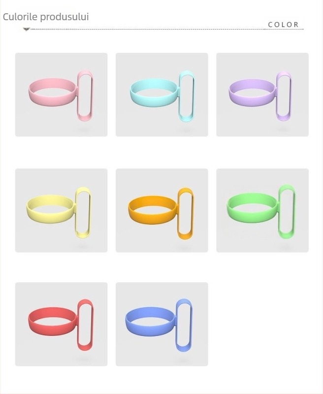 Suport din plastic pentru pahare de unică folosință din hârtie, izolație termică și mâner mare