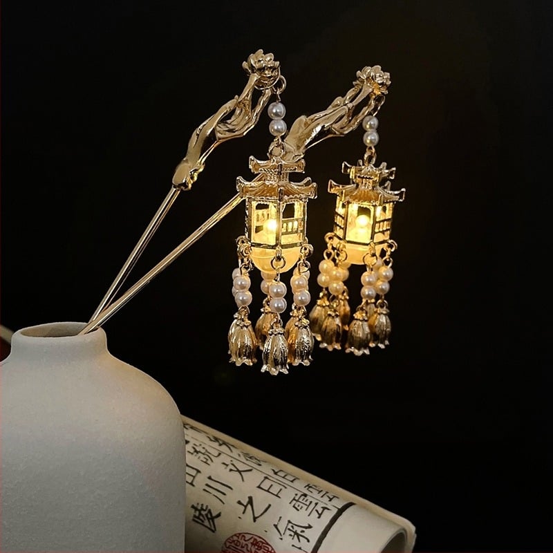 Ornament pentru păr Hanfu, aliaj antic, lucrat manual, personalizabil