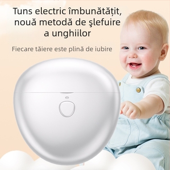 Unghie electrice cu design anti-stropire, polizor pentru manichiură la mâini și la picioare, complet automat, pentru sugari, copii mici și vârstnici (Material: plastic + oțel inoxidabil; Potrivit pentru: universal; Stil: casnic; Brand: Ginseng fruit)