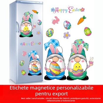 Autocolant pentru caroseria mașinii - Ya ball, Model desen animat, Montare magnetică, Material: autocolant