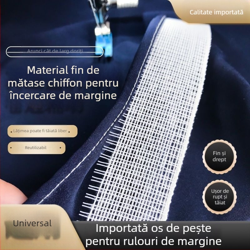 Tiv pentru rochie de mireasă + sifon de mătase, cusătură fishbone, căptușeală horsetail + (Brand: other girls; Material: silk chiffon; Utilizare: tivul rochiei de mireasă; Tehnică: fishbone hemming; Căptușeală: horsetail)