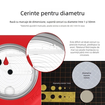 Tăietor circular integrat PT-C pentru figurine Gundam (Brand: Discs; Material: Metal-plastic; Greutate netă: 1; Model: PT-C)