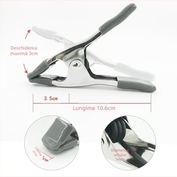 Chenyang clemă metalică tip A pentru tâmplărie, fotografie și clip pentru rochii de mireasă