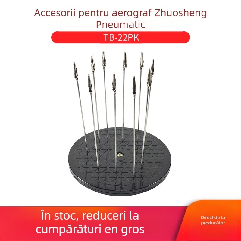Suport multifuncțional pentru vopsire cu cleme de tip aligator, din oțel inoxidabil, model ZHZ#TB-22PK, Zhuo