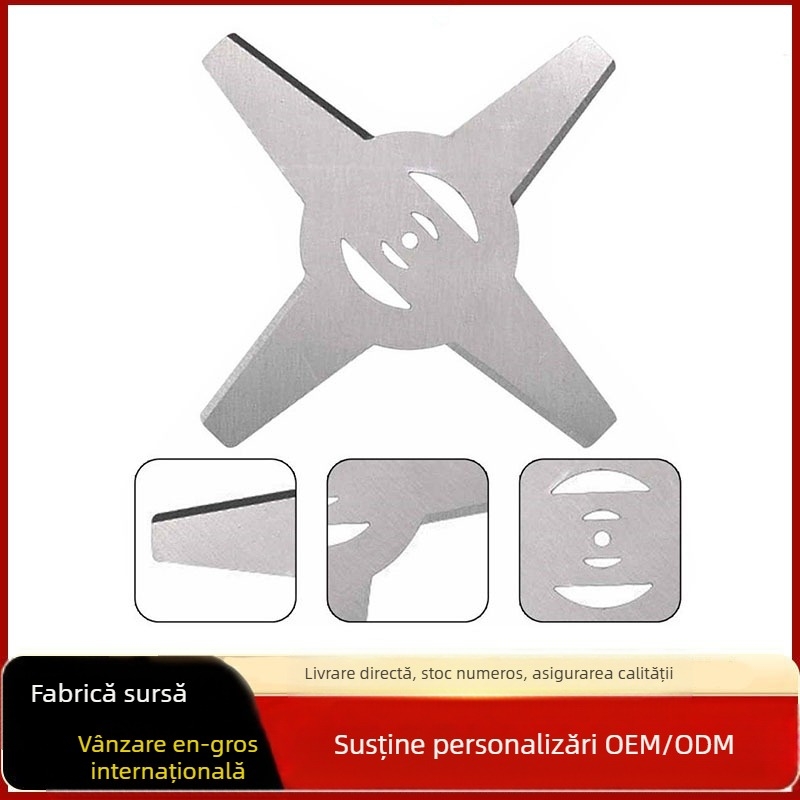 Lamă extinsă pentru cositoare fără fir cu baterie litiu – lamă din oțel, design anti-încurcare, accesoriu pentru buruieni