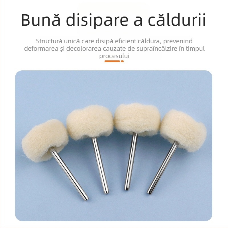 Journalists Back Velvet Cap de șlefuire din lână cu mărgele de jad și filț de pin