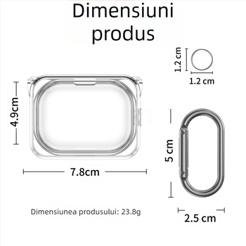 Husă TPU pentru Nothing Ear(A) căști Bluetooth — carcasă rigidă, anti-cadere, rezistentă la praf, portabilă, turnată prin injecție, personalizabilă