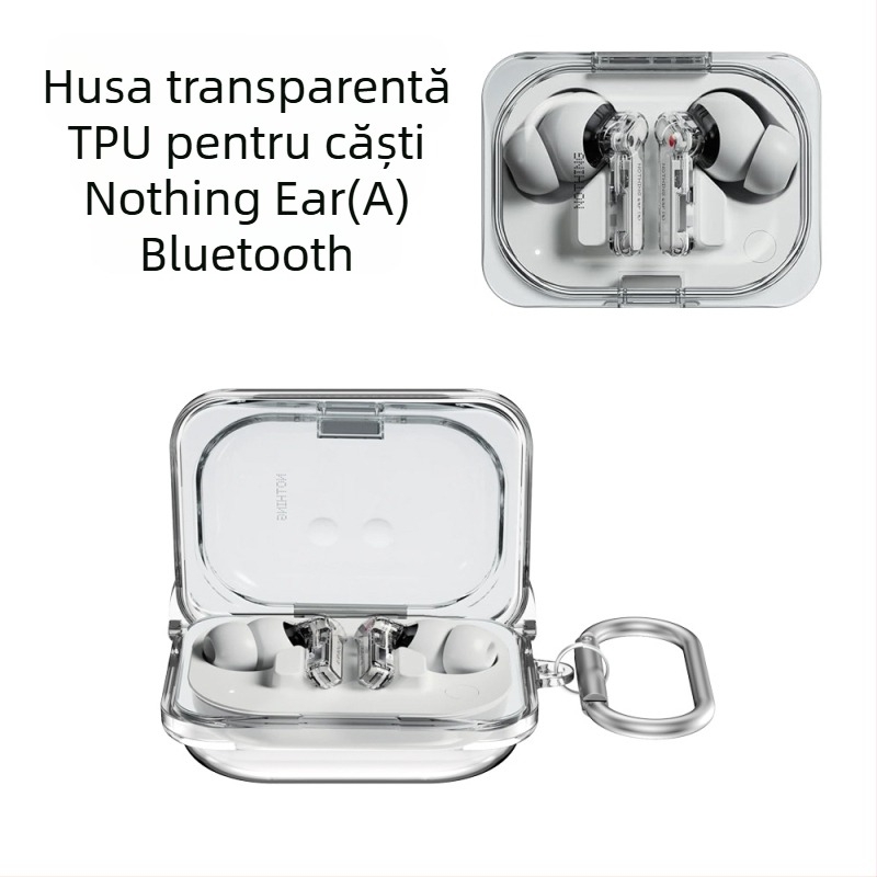 Husă TPU pentru Nothing Ear(A) căști Bluetooth — carcasă rigidă, anti-cadere, rezistentă la praf, portabilă, turnată prin injecție, personalizabilă
