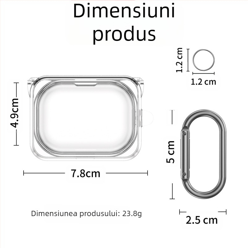 Husă TPU pentru Nothing Ear(A) căști Bluetooth — carcasă rigidă, anti-cadere, rezistentă la praf, portabilă, turnată prin injecție, personalizabilă