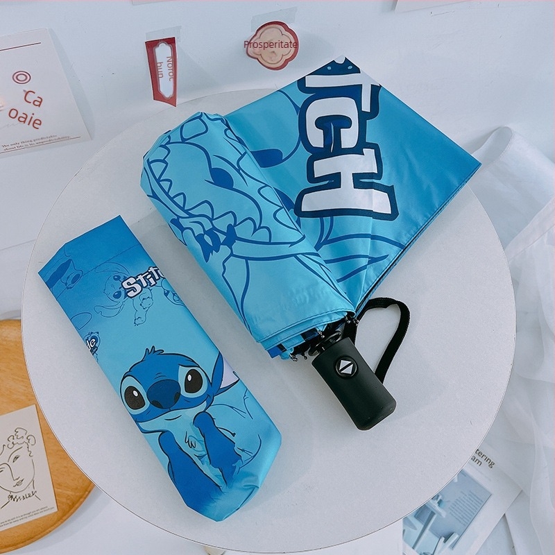 Umbrelă retro pliabilă cu deschidere automată, ramă din fier cu 8 arce, mâner din plastic, țesătură 190T