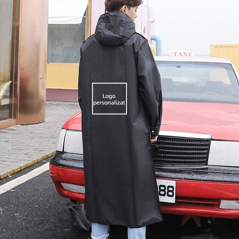 Poncho EVA pentru drumeții cu logo personalizat, țesătură 0.15 mm, pentru adulți