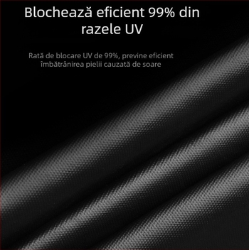 Umbrelă cu deschidere și închidere automate, cadru din oțel cu 8 arce, țesătură 190T, protecție UV UPF 40+, mâner din plastic