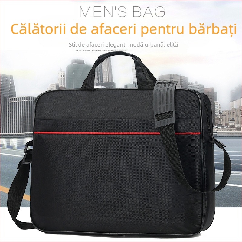 Geantă laptop de afaceri Baoshun, nylon, culoare solidă, primăvara 2024, stil business