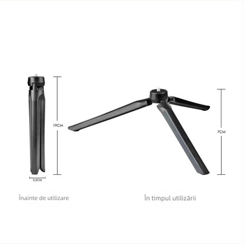 Stativ de birou Huan Sheng pentru telefon/cameră — material ABS, stil general, personalizare disponibilă