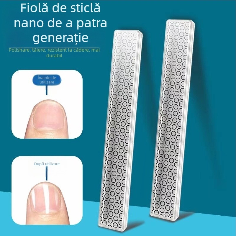 Mingjiang fișă de unghii din sticlă nano, ultra-subțire, OEM, instrument de modelare a unghiilor