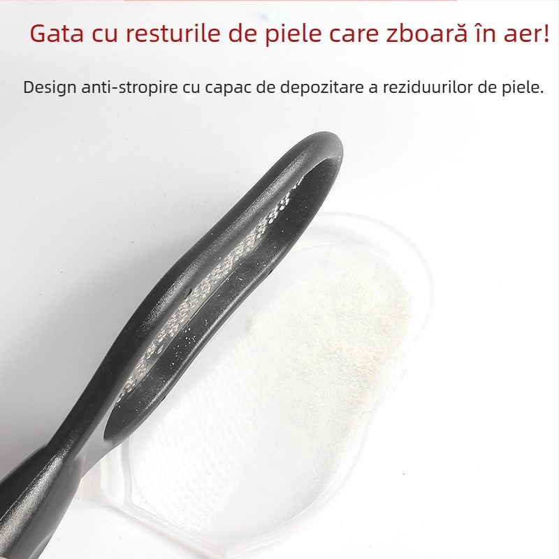 Grinder pedichiură pentru picioare cu piatră de șlefuit ovală | Material: oțel inoxidabil + plastic | Brand: Other